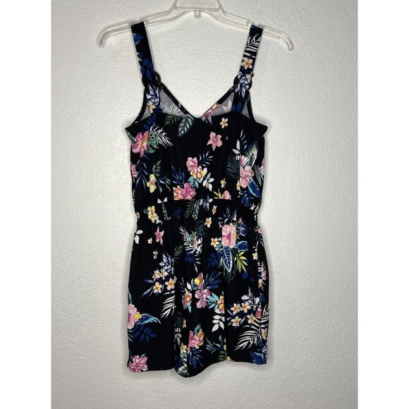 BB Dakota Eye Candy Floral Romper Sz XL Poly & Spandex - Picture 5 of 8